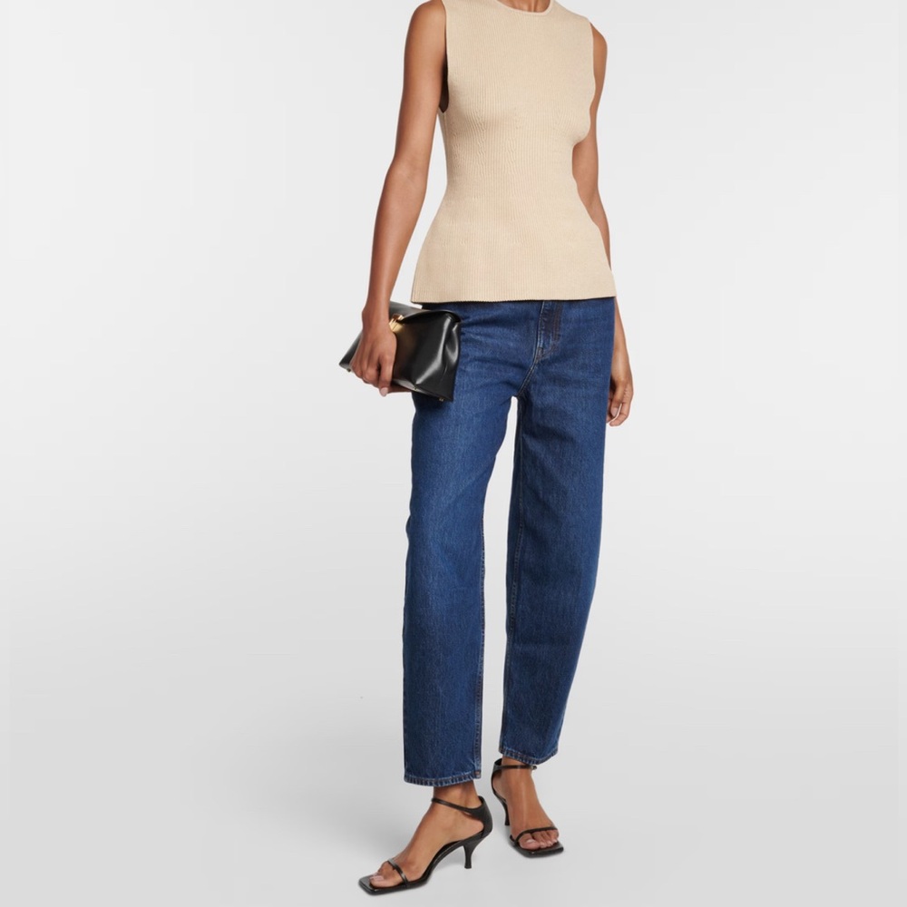 TOTEM Mid-Rise Tapered Jeans